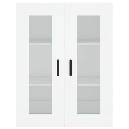 Highboard Weiß 69,5x34x180 cm Holzwerkstoff