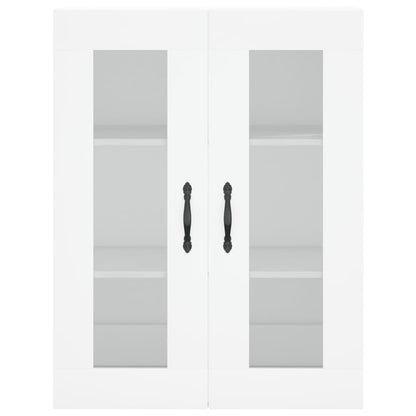 Highboard Weiß 69,5x34x180 cm Holzwerkstoff