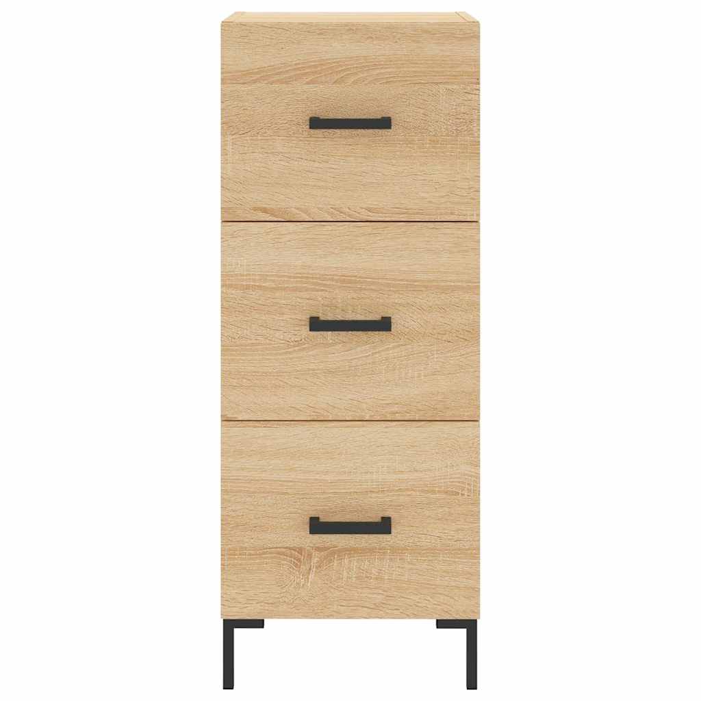 Highboard Sonoma-Eiche 34,5x34x180 cm Holzwerkstoff