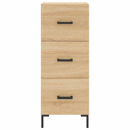Highboard Sonoma-Eiche 34,5x34x180 cm Holzwerkstoff