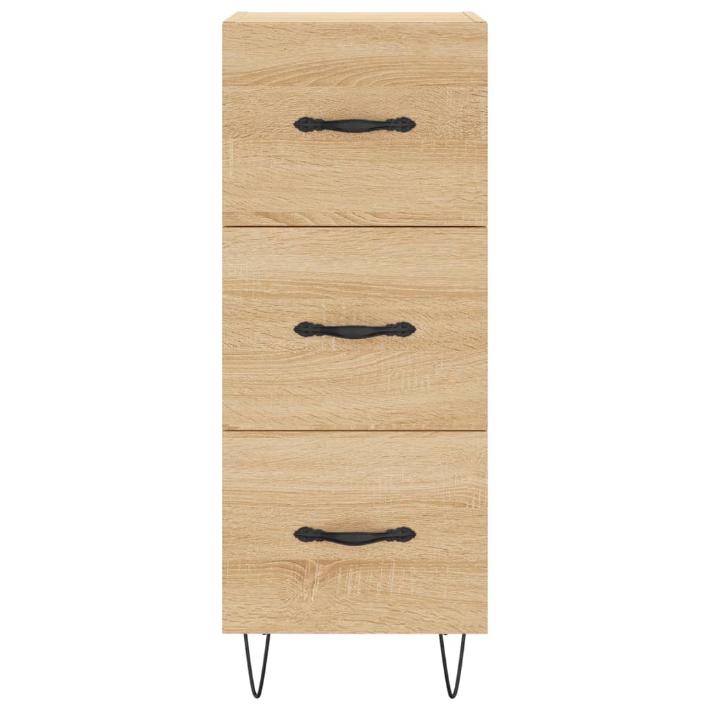 Highboard Sonoma-Eiche 34,5x34x180 cm Holzwerkstoff