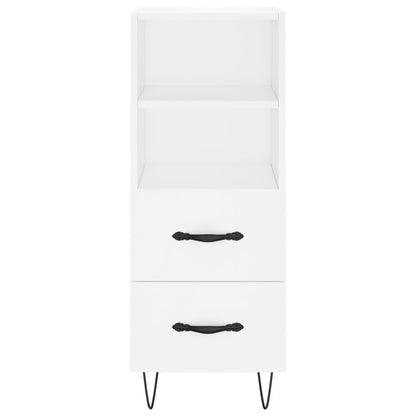 Highboard Weiß 34,5x34x180 cm Holzwerkstoff