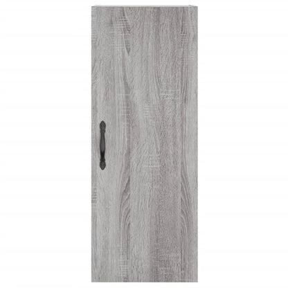 Highboard Grau Sonoma 34,5x34x180 cm Holzwerkstoff