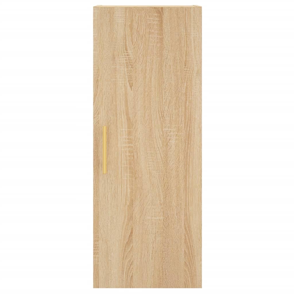 Highboard Sonoma-Eiche 34,5x34x180 cm Holzwerkstoff