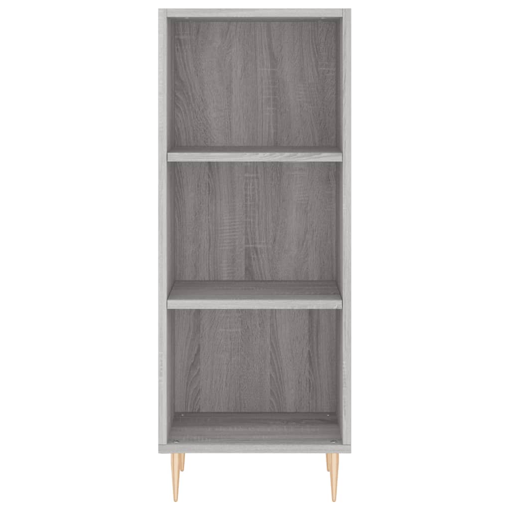 Highboard Grau Sonoma 34,5x34x180 cm Holzwerkstoff
