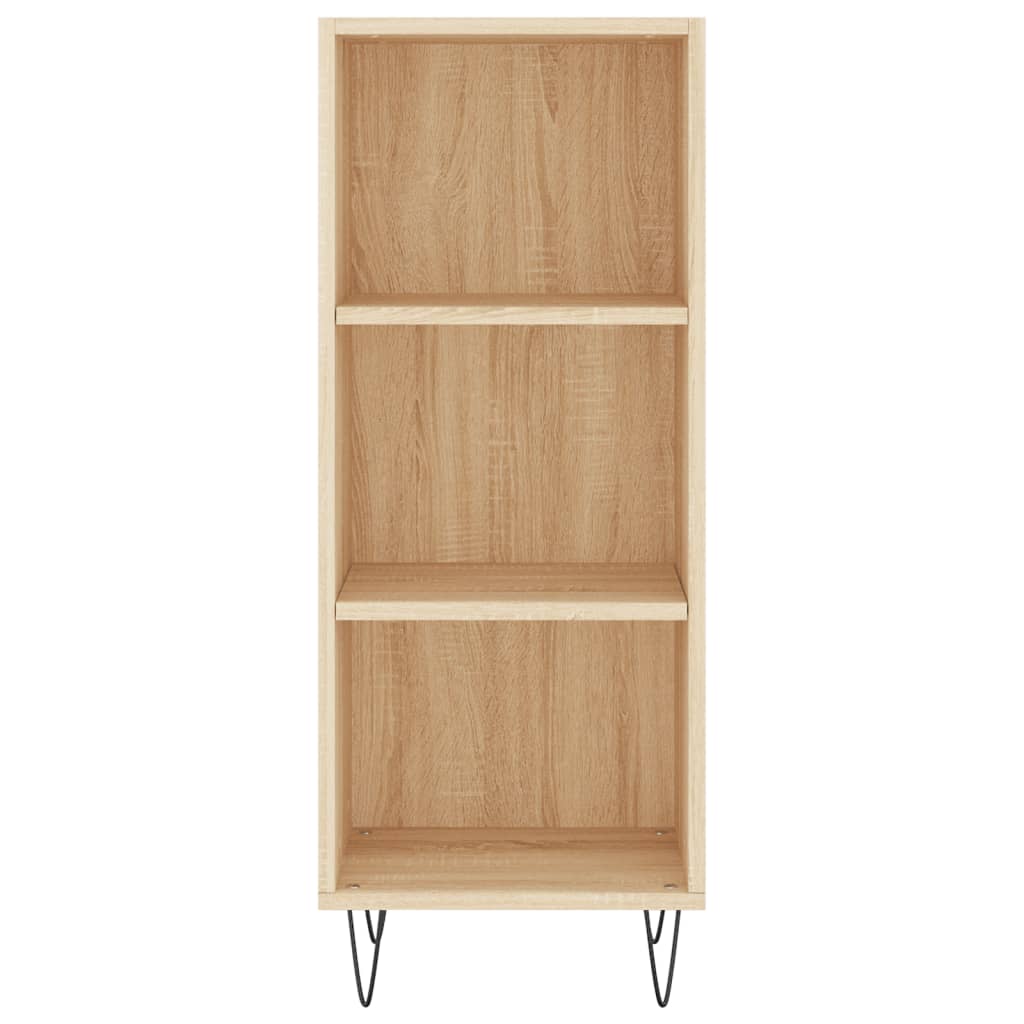 Highboard Sonoma-Eiche 34,5x34x180 cm Holzwerkstoff