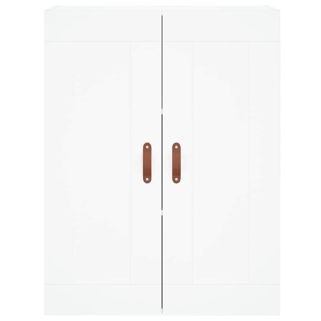 Highboard Weiß 69,5x34x180 cm Holzwerkstoff