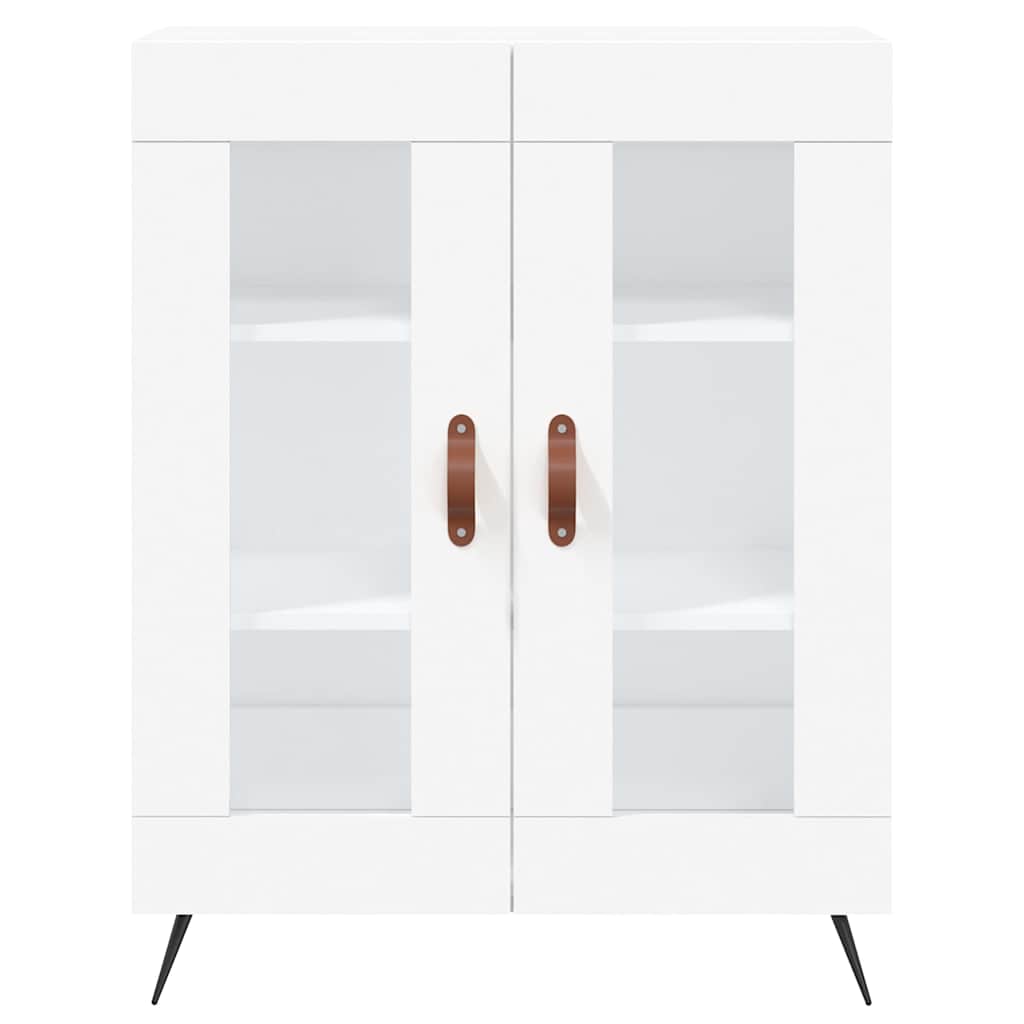 Highboard Weiß 69,5x34x180 cm Holzwerkstoff