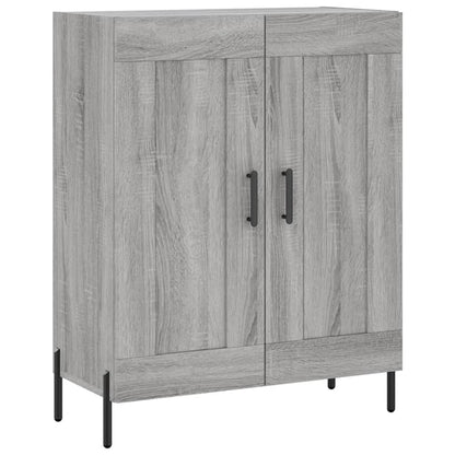 Highboard Grau Sonoma 69,5x34x180 cm Holzwerkstoff