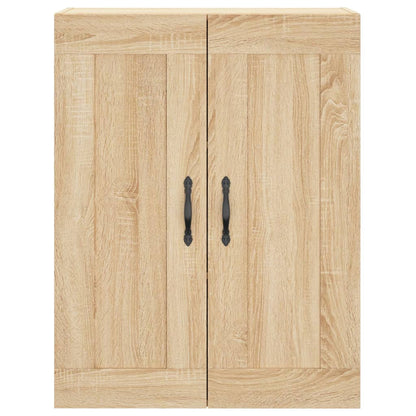 Highboard Sonoma-Eiche 69,5x34x180 cm Holzwerkstoff