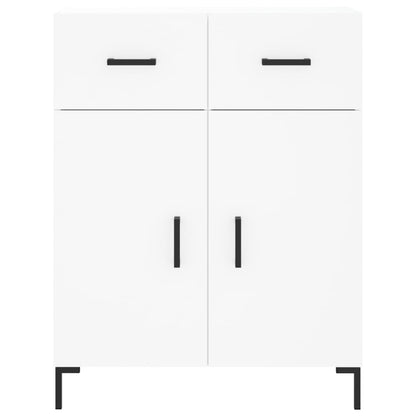 Highboard Weiß 69,5x34x180 cm Holzwerkstoff
