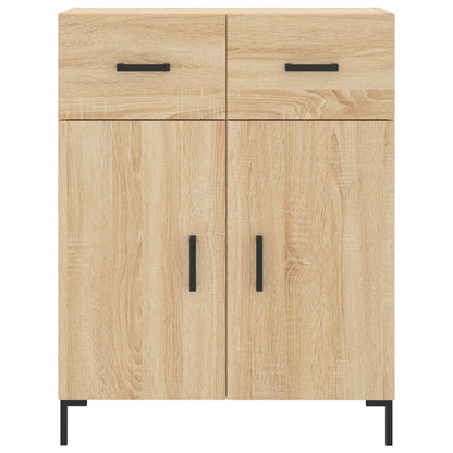 Highboard Sonoma-Eiche 69,5x34x180 cm Holzwerkstoff