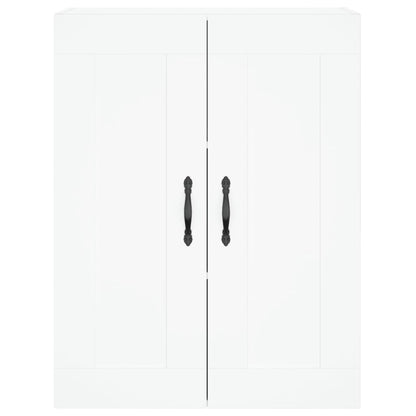 Highboard Weiß 69,5x34x180 cm Holzwerkstoff