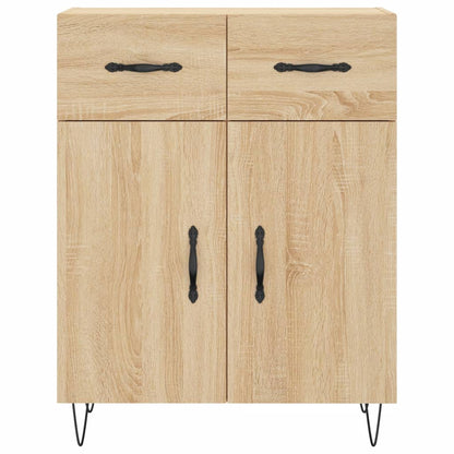 Highboard Sonoma-Eiche 69,5x34x180 cm Holzwerkstoff