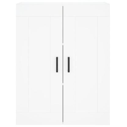 Highboard Weiß 69,5x34x180 cm Holzwerkstoff