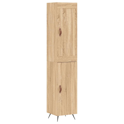 Highboard Sonoma-Eiche 34,5x34x180 cm Holzwerkstoff