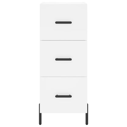 Highboard Weiß 34,5x34x180 cm Holzwerkstoff