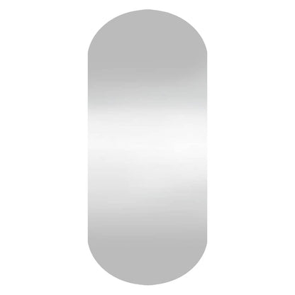 Wandspiegel 25x60 cm Glas Oval