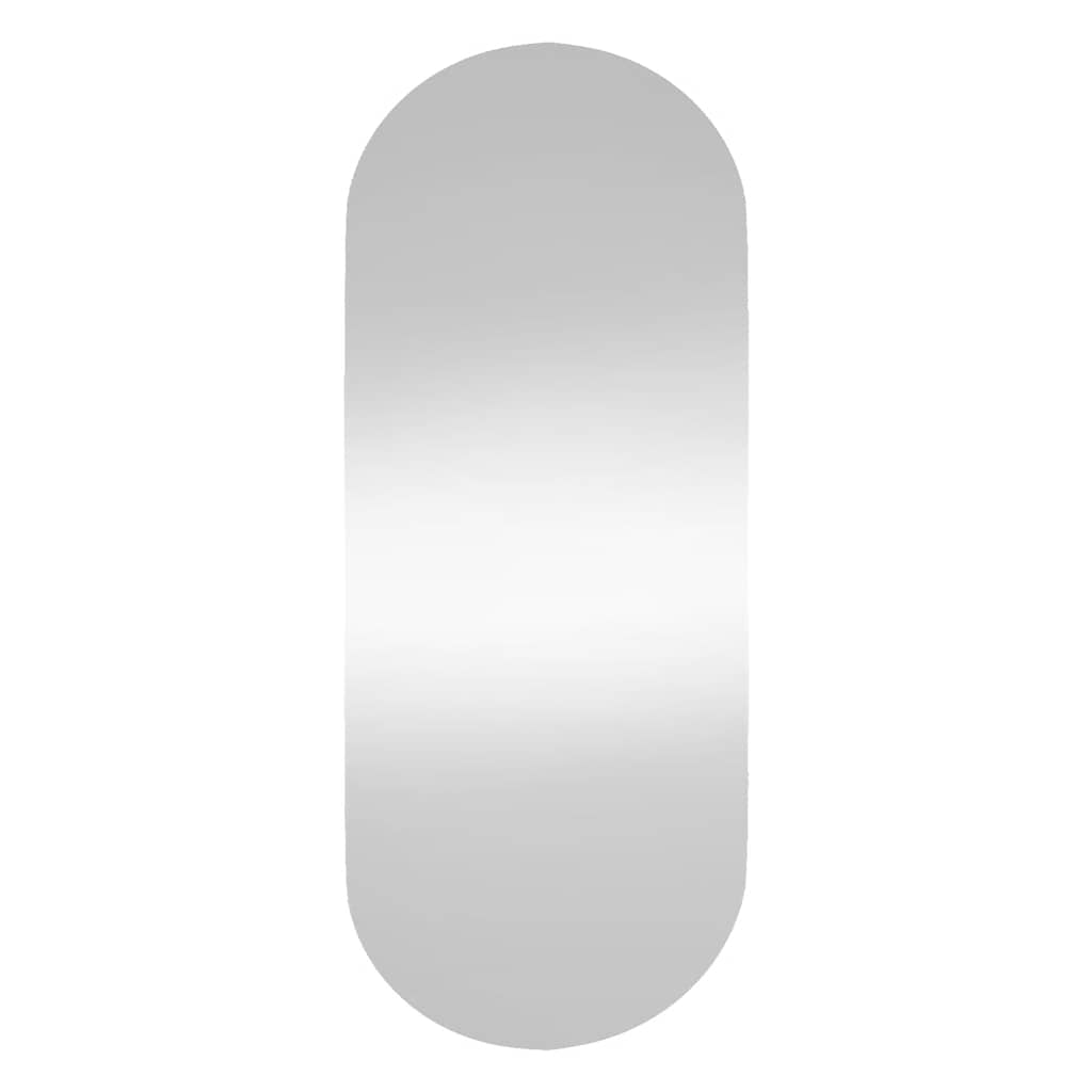 Wandspiegel 25x60 cm Glas Oval