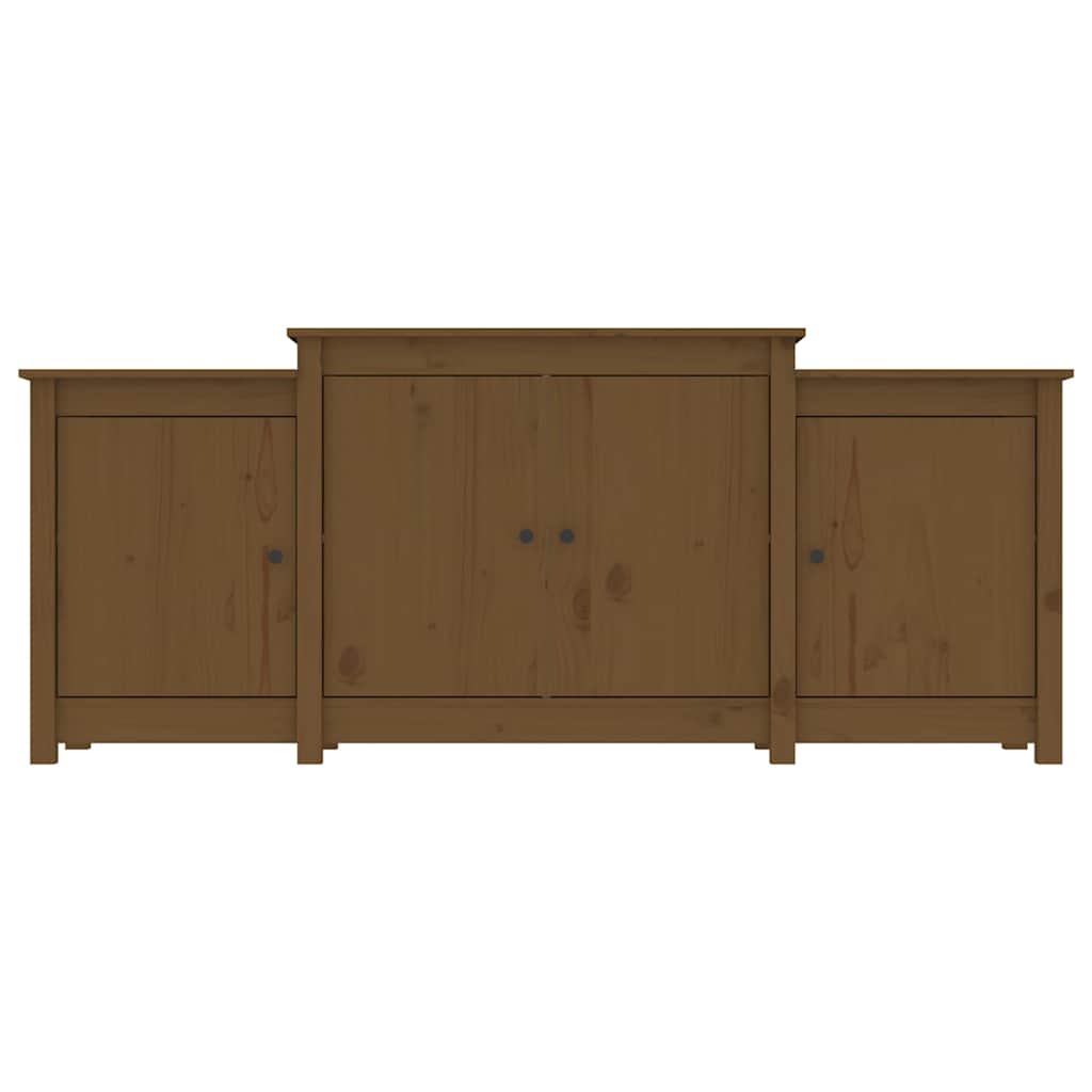 Sideboard Honigbraun 164x37x68 cm Massivholz Kiefer