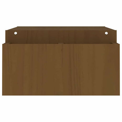 Monitorständer Honigbraun 100x27,5x15 cm Massivholz Kiefer