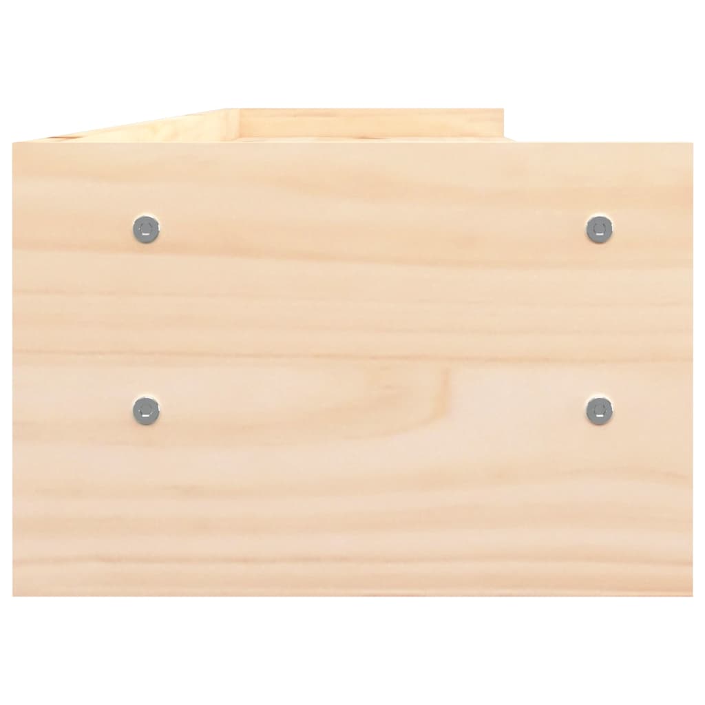 Monitorständer 100x24x16 cm Massivholz Kiefer