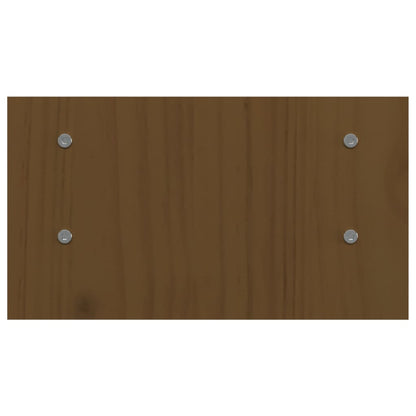 Monitorständer Honigbraun 50x27x15 cm Massivholz Kiefer