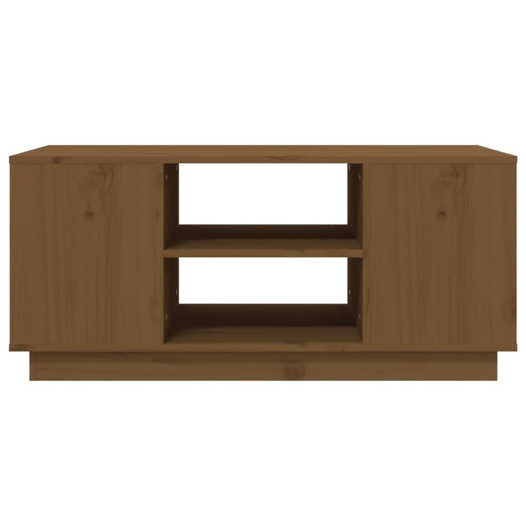 Couchtisch Honigbraun 90x49x40,5 cm Massivholz Kiefer