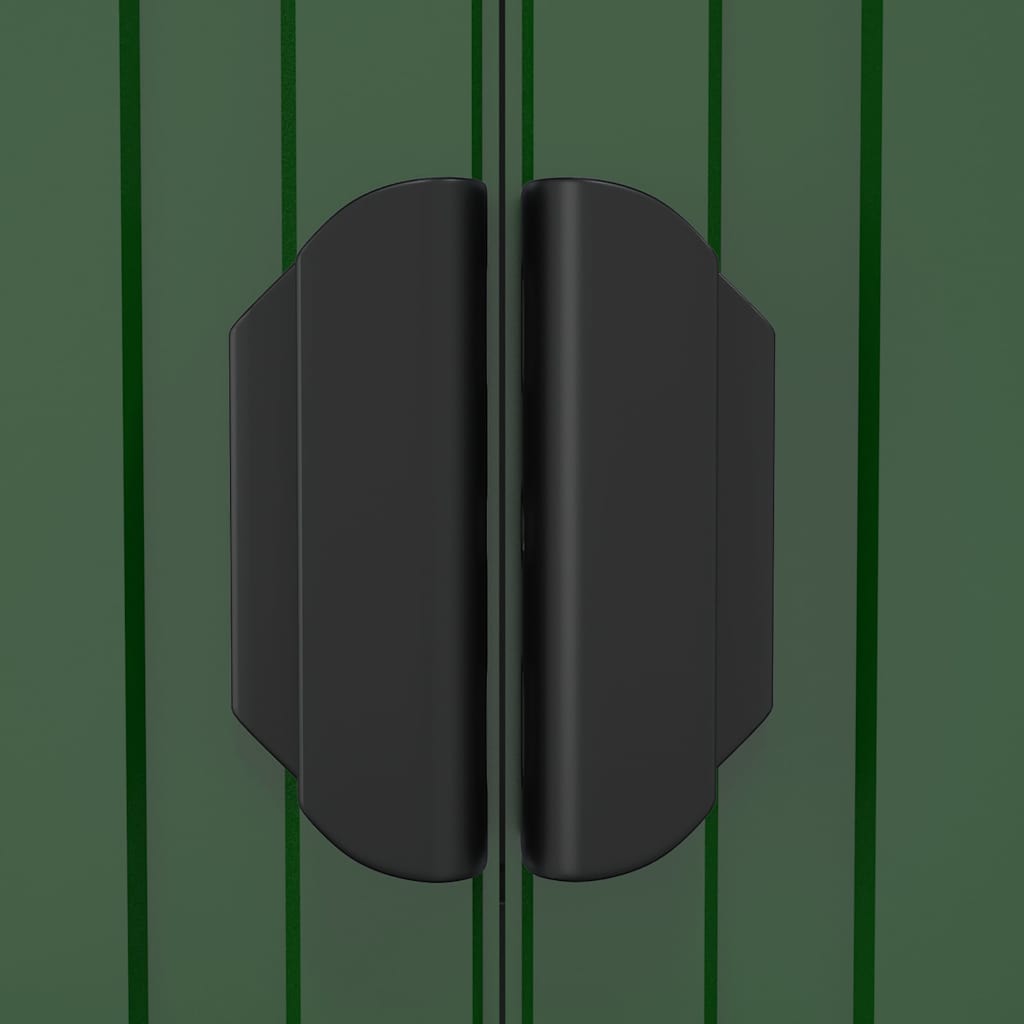 Geräteschuppen Grün 192x855x223 cm Verzinkter Stahl