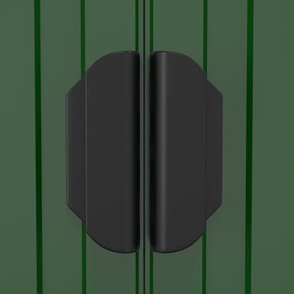 Geräteschuppen Grün 192x855x223 cm Verzinkter Stahl