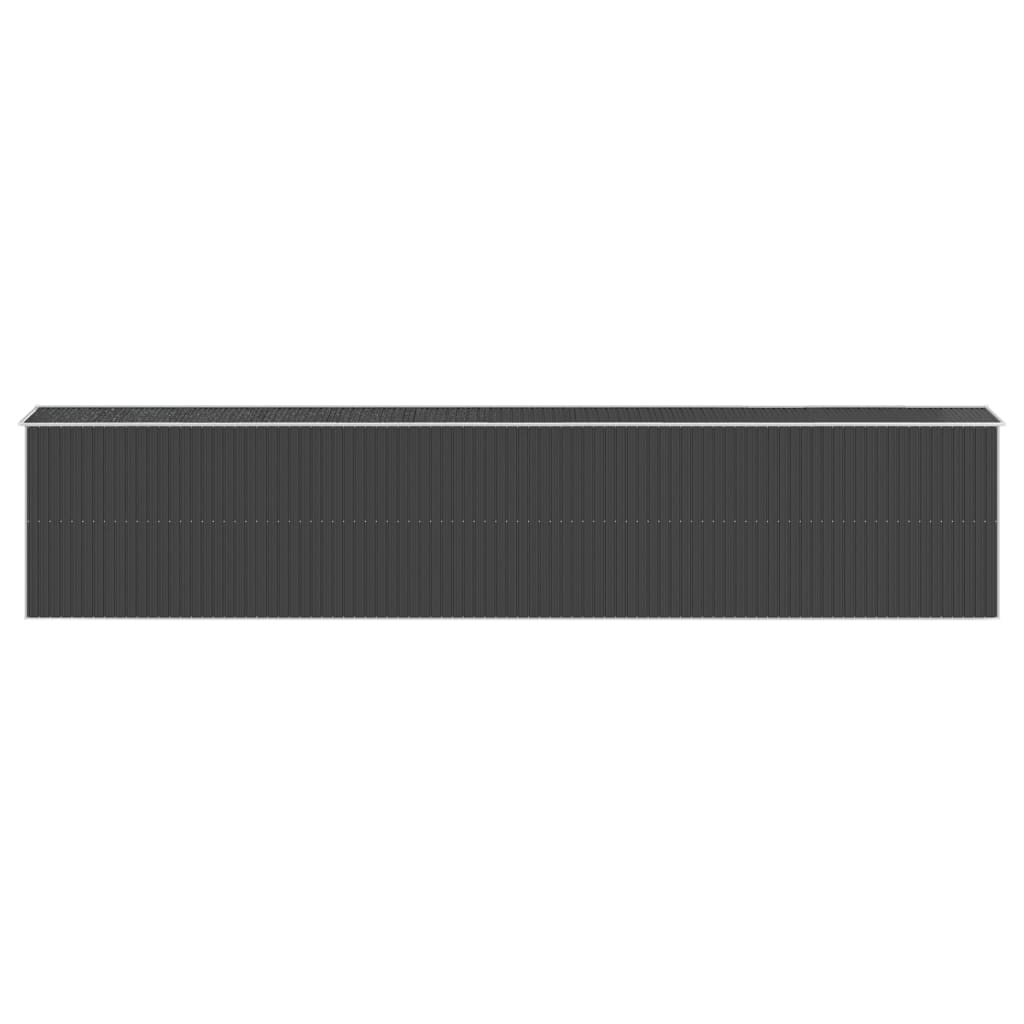 Geräteschuppen Anthrazit 192x1021x223 cm Verzinkter Stahl