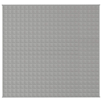 Gewichtsdecke Grau 220x235 cm 11 kg Stoff