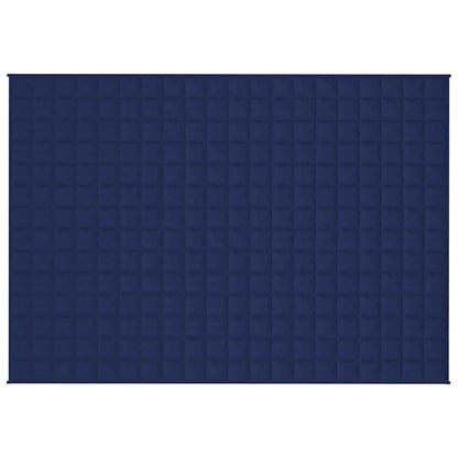 Gewichtsdecke Blau 138x200 cm 10 kg Stoff