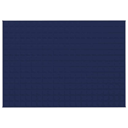 Gewichtsdecke Blau 155x220 cm 7 kg Stoff