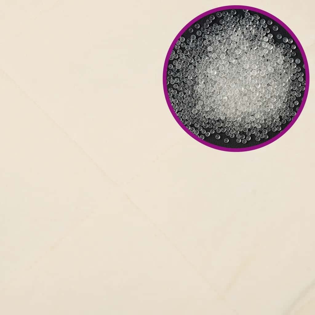 Gewichtsdecke Hellcreme 220x235 cm 15 kg Stoff