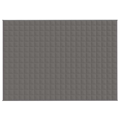 Gewichtsdecke Grau 155x220 cm 7 kg Stoff