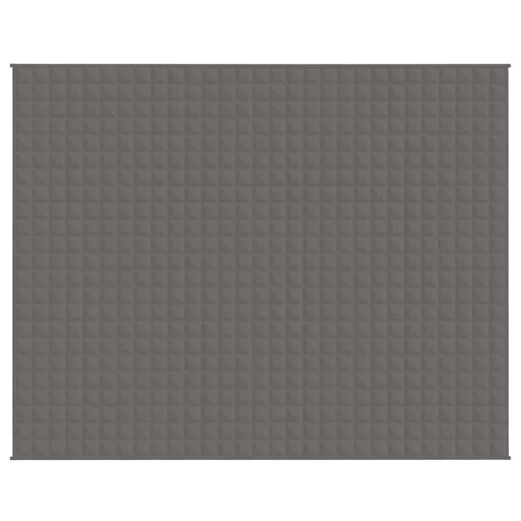 Gewichtsdecke Grau 235x290 cm 15 kg Stoff