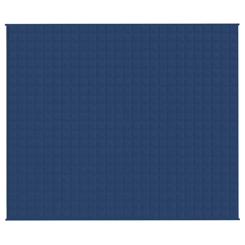 Gewichtsdecke Blau 220x260 cm 11 kg Stoff