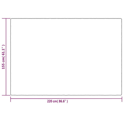 Gewichtsdecke mit Bezug Grau 155x220 cm 11 kg Stoff