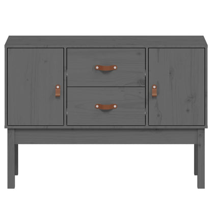 Sideboard Grau 110x40x78 cm Massivholz Kiefer