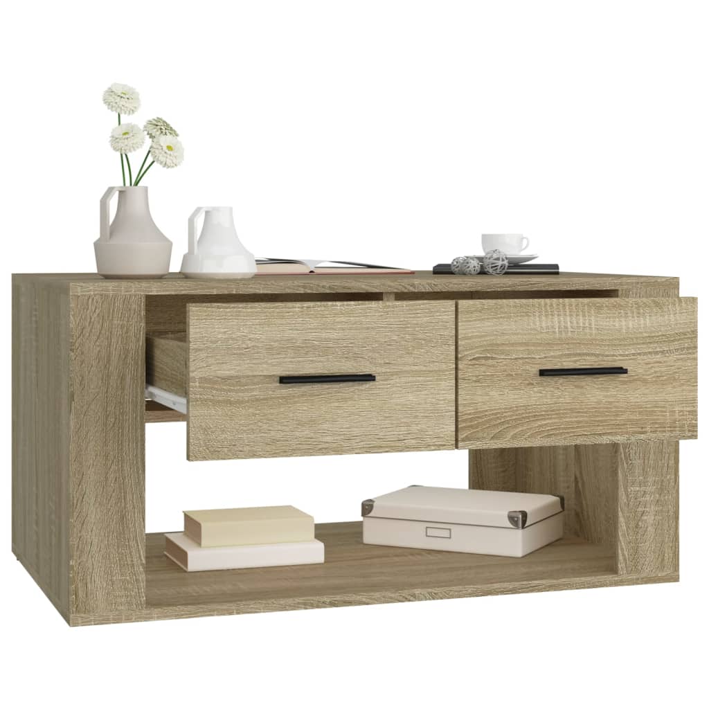 Couchtisch Sonoma-Eiche 80x50x40 cm Holzwerkstoff