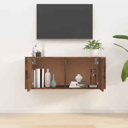 TV-Wandschrank Räuchereiche 100x34,5x40 cm