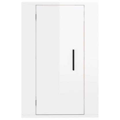 TV-Wandschrank Hochglanz-Weiß 40x34,5x60 cm