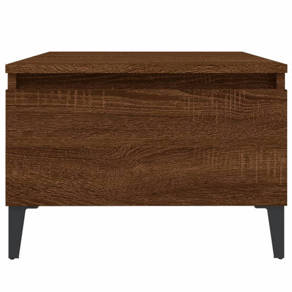 Beistelltische 2 Stk. Braun Eiche 50x46x35 cm Holzwerkstoff