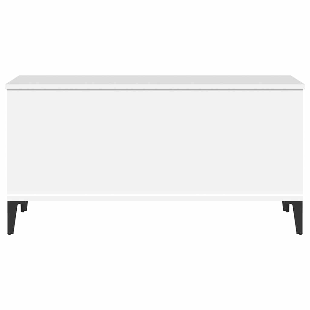 Couchtisch Weiß 90x44,5x45 cm Holzwerkstoff
