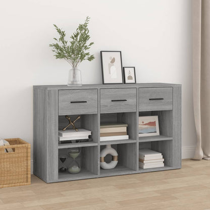 Sideboard Grau Sonoma 100x30x59,5 cm Holzwerkstoff