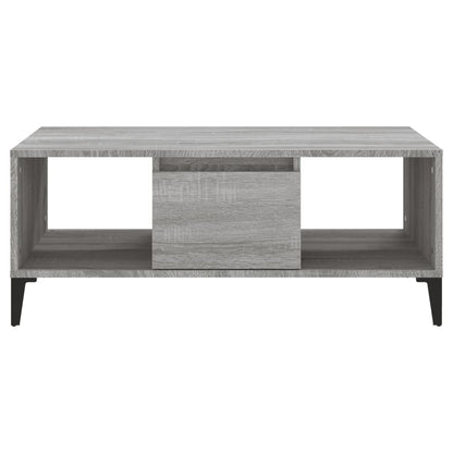 Couchtisch Grau Sonoma 90x50x36,5 cm Holzwerkstoff
