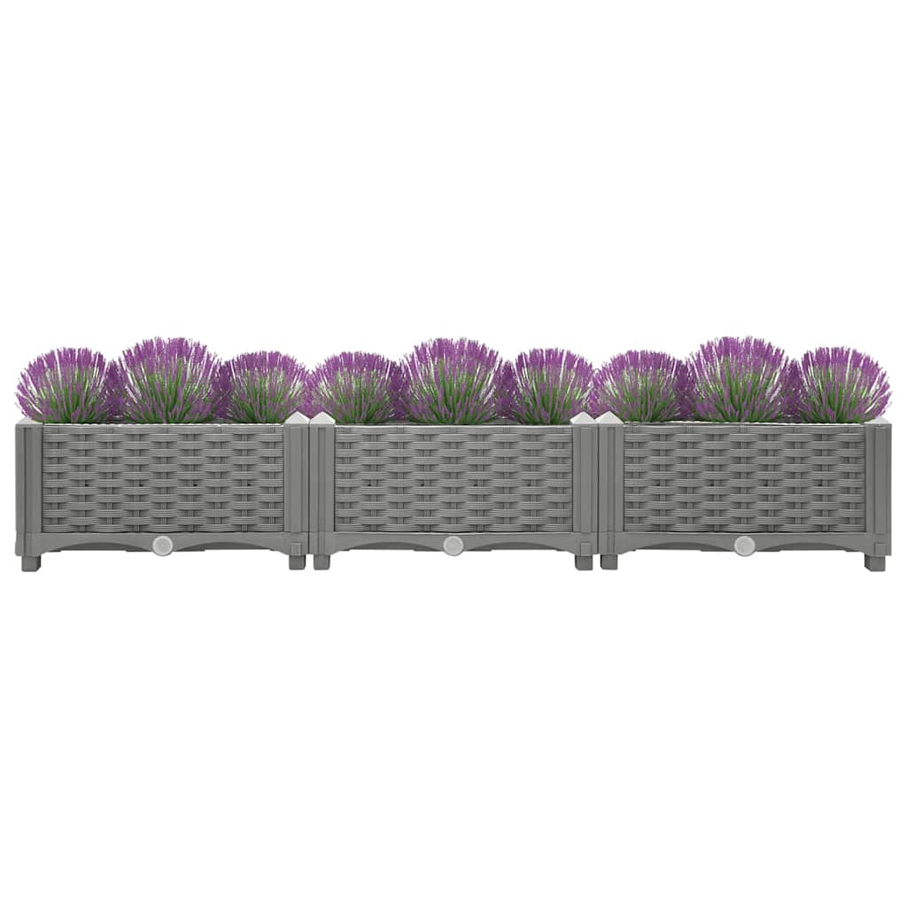 Hochbeet 120x40x23 cm Polypropylen