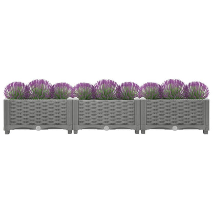 Hochbeet 120x40x23 cm Polypropylen