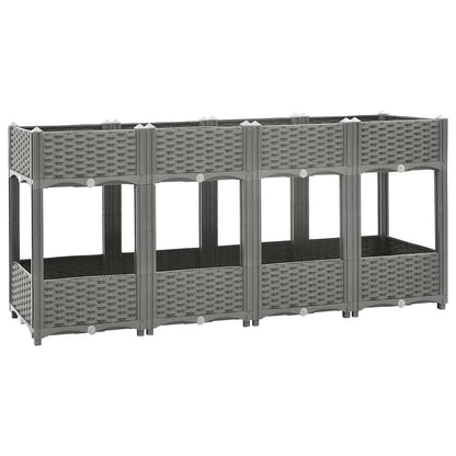 Hochbeet 160x40x71 cm Polypropylen